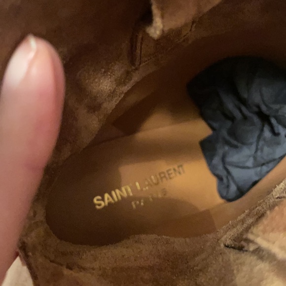 NWT YSL- Saint Laurent Fringe Boots - Picture 7 of 11